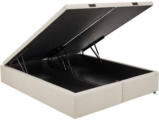TEMPUR - Sommier 160 x 200 Premium 160x200cm bouclé creme D72