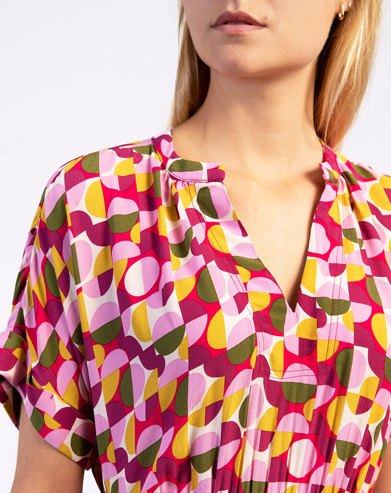 An'ge Robe Motta fuchsia/multicolore