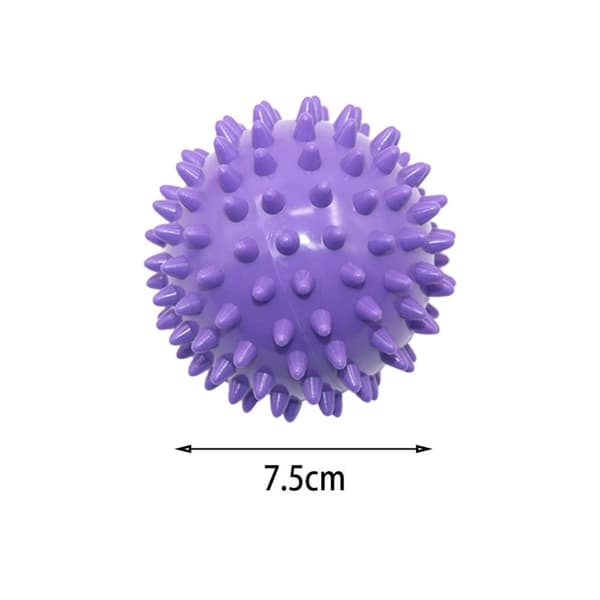 2stk Spiky Ball Rund Muskel Massasje Roller Yoga Stick Body