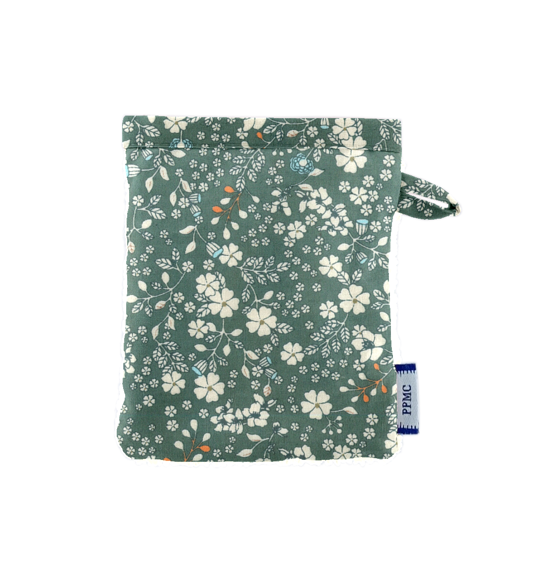 Mini-Gant Démaquillant Fleuri Kaki