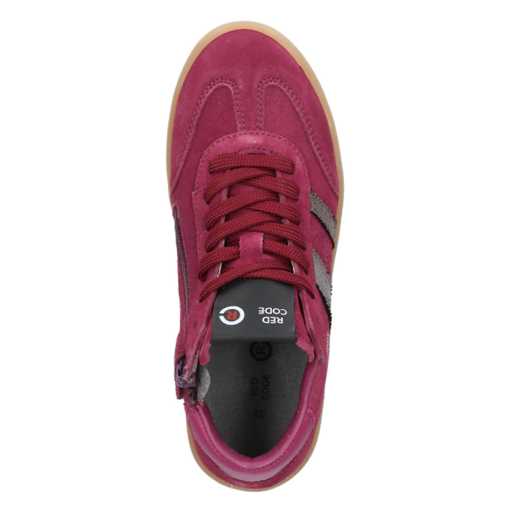 Red Code suède sneakers paars