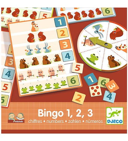 Djeco Spiele - Bingo 1,2, 3 - Zahlen
