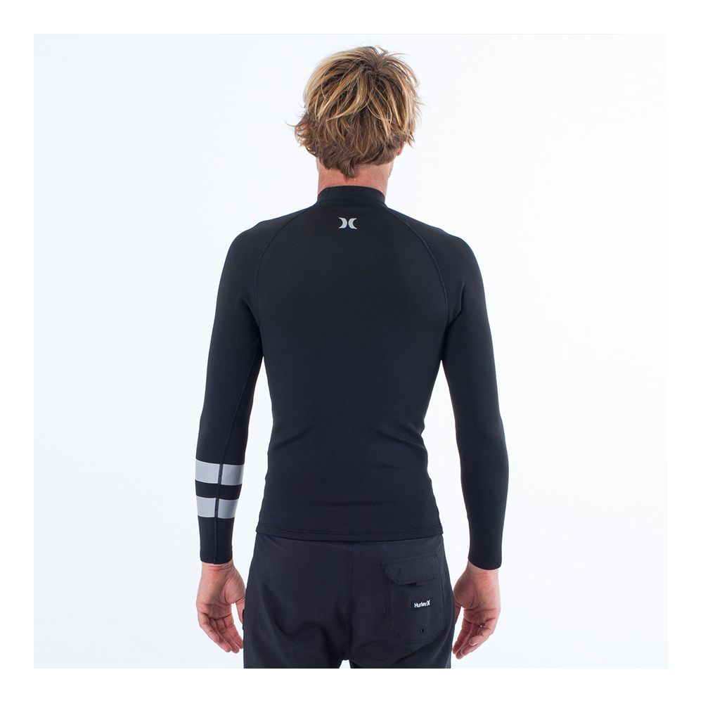 Hurley ADVANTAGE - Rashguard 1/1 mm Homme black