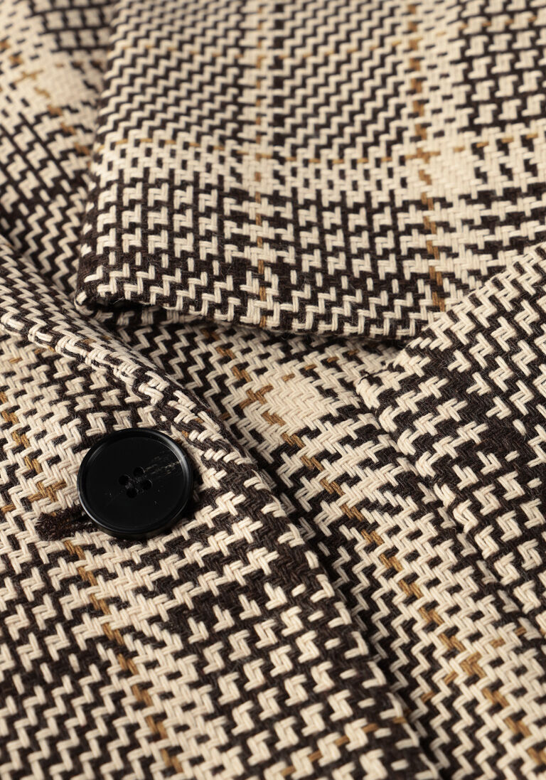 multi haute l'amitié blazer blanket check blazer