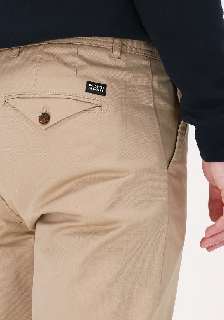 SCOTCH & SODA zand scotch & soda chino stuart regular slim-fit