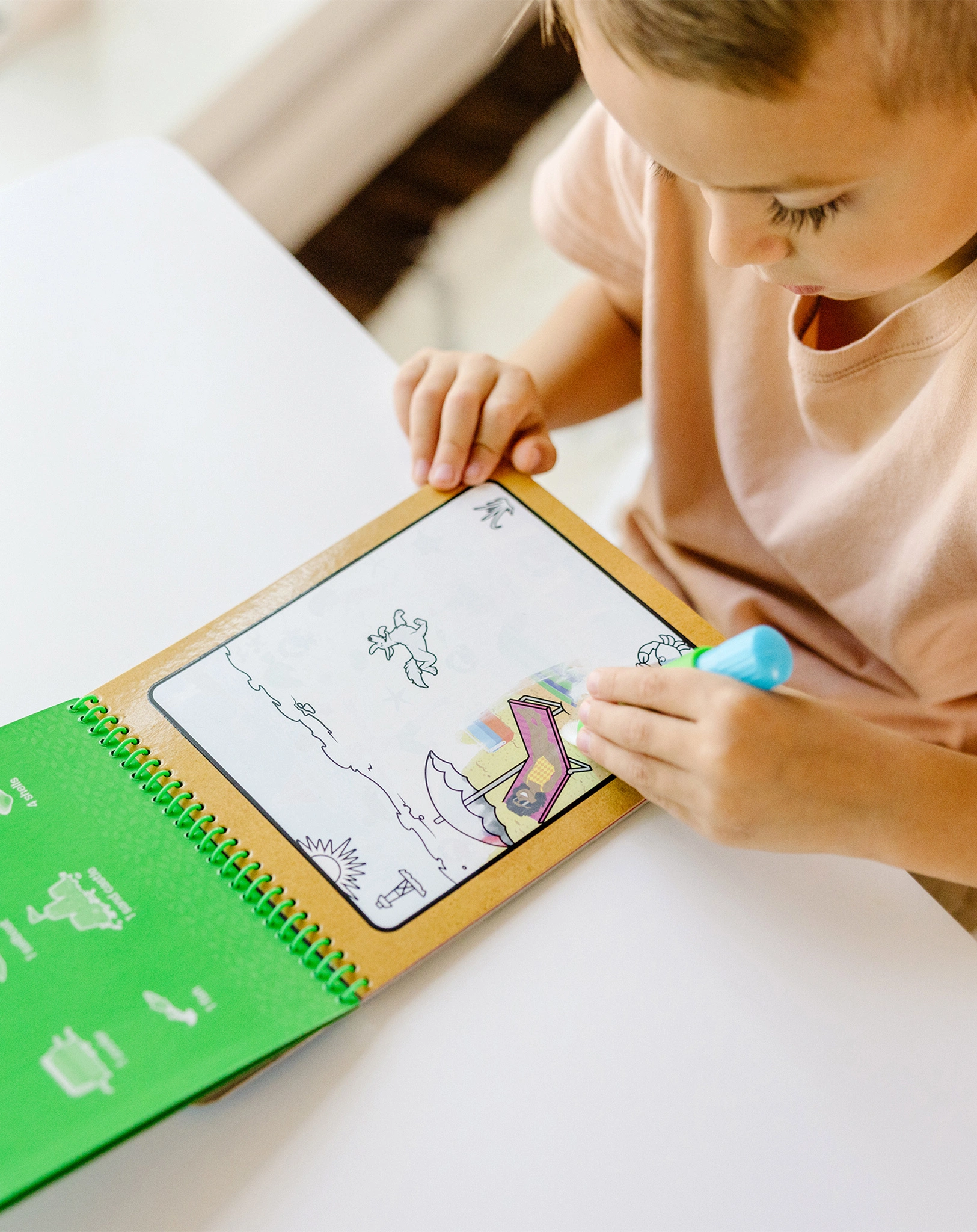 Malblock WATER WOW! - JAHRESZEITEN mit Stift