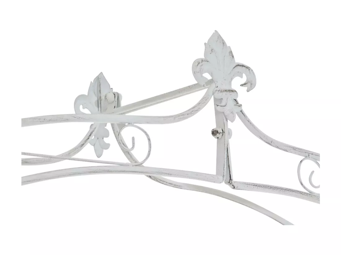 Arche à rosiers - Métal - Blanc antique - Anna