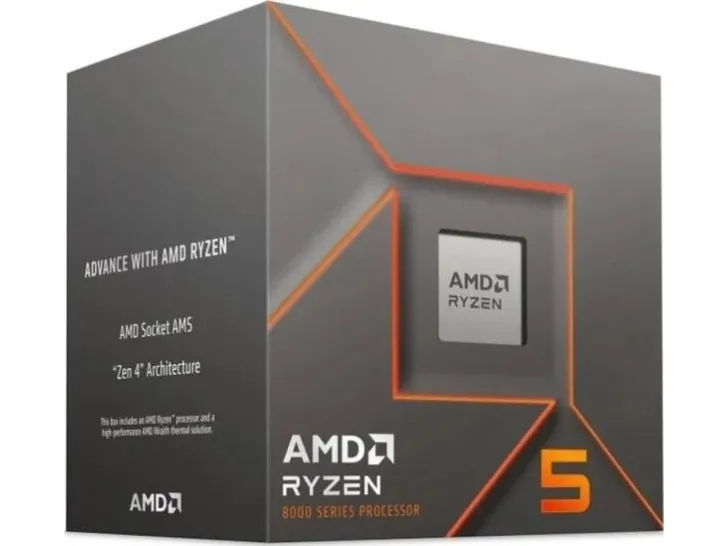 AMD Ryzen 5 8400F - 4.2 GHz - 6-core - 12 tråde - 16 MB cache - Socket AM5 - Box