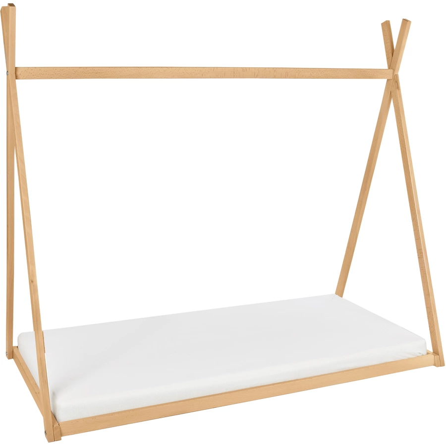 kindsgard Tipibett skjuly 70 x 140 cm natur