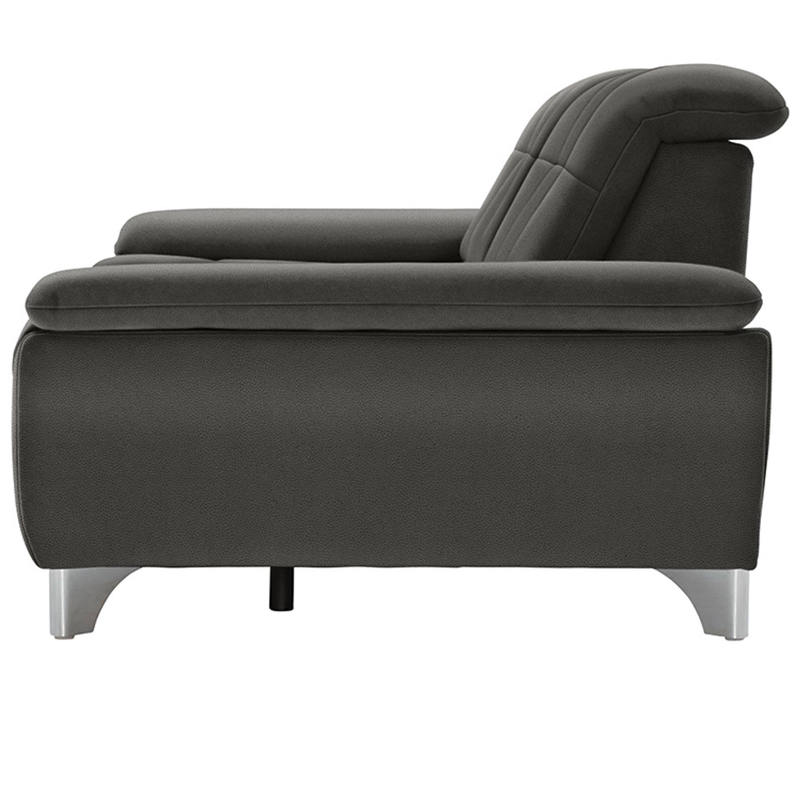 polsterpower 2,5-Sitzer-Sofa - Holiday steel - Basismodell