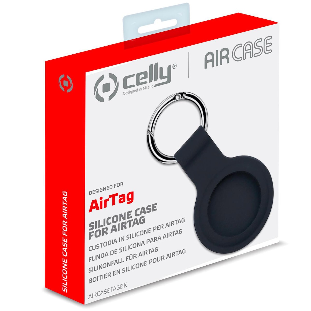 Celly AirTag-sak svart