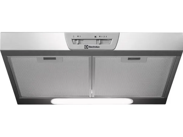 Electrolux LFU216X - Hætte - standard - bredde: 59.8 cm - dybde: 51 cm - udtrækning og recirkulation (-) - rustfrit stål