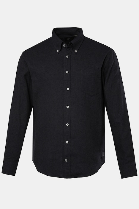 JP 1880 Flanellhemd, Langarm, Buttondown-Kragen, Modern Fit, bis 8 XL