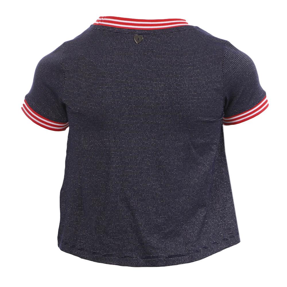 Teddy Smith T-shirt Marine/Rouge Fille Teddy Smith Tiba