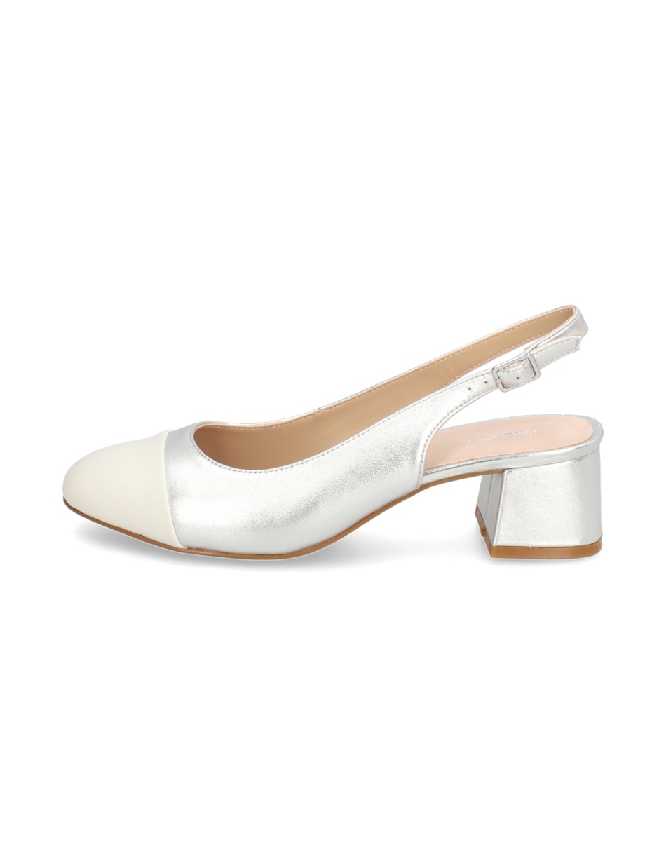 Glattleder Slingpumps