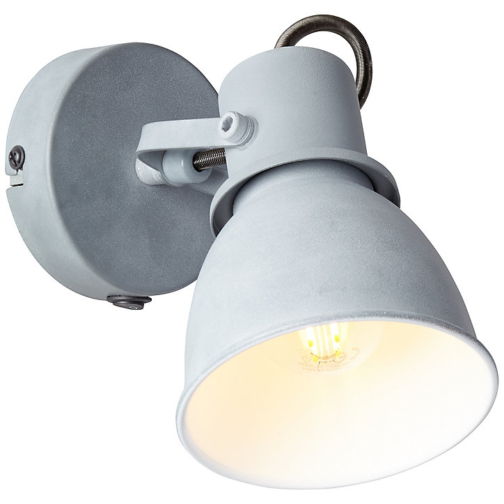 Spot patere Bogart Brilliant E14 gris 25W