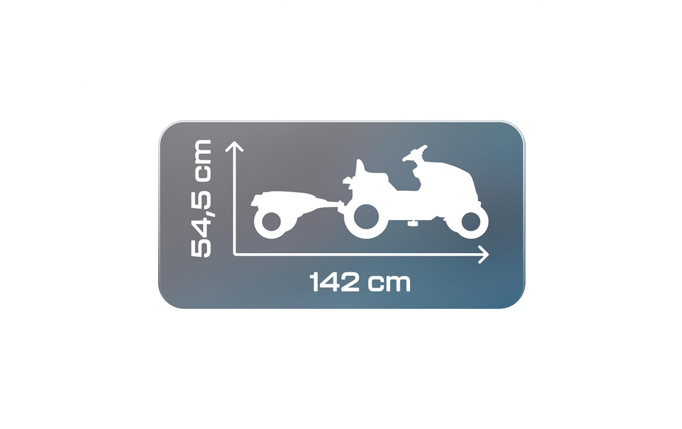 Traktor Farmer XL mit Anhänger BlauTretfahrzeug für Kinder