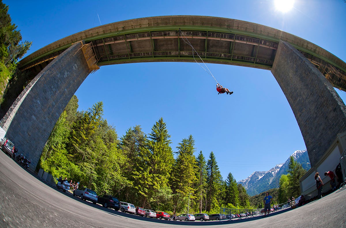 Rafting, Mega Swing & Flying Fox im Ötztal