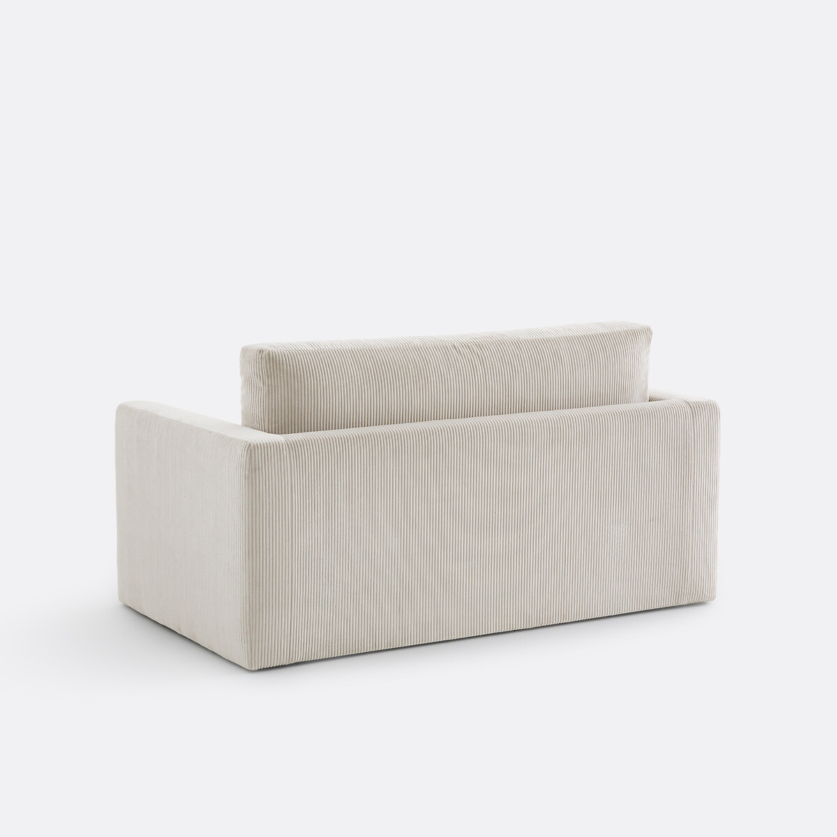 LA REDOUTE INTERIEURS<br>Sofá cama 2 lugares ribfluweel Hani