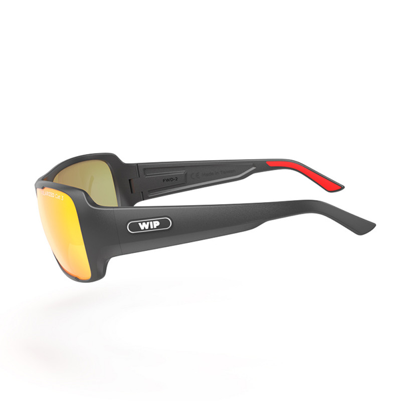LUNETTES DE SOLEIL FORWARD WIP WIPSUN POLARIZED NOIR/ROUGE