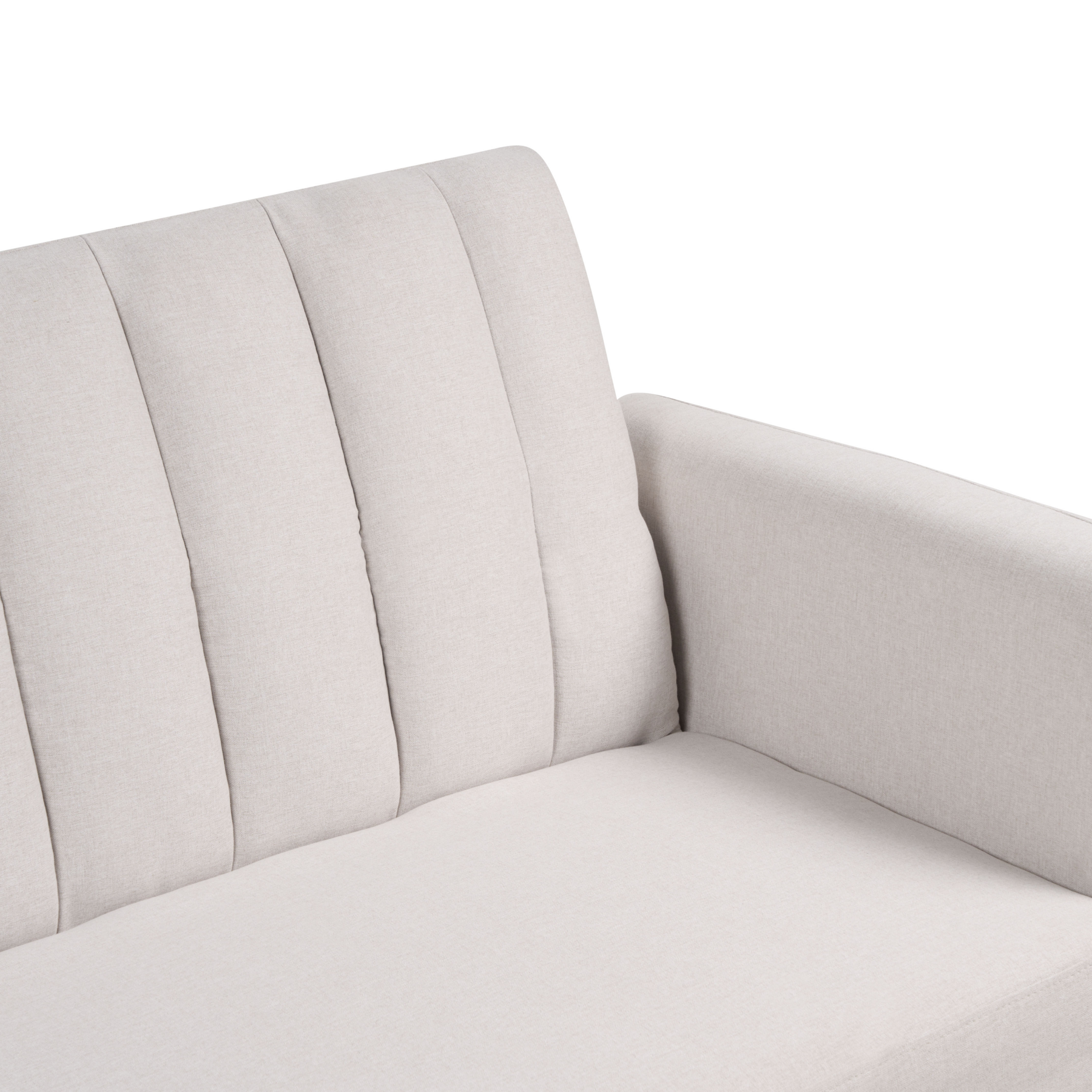 Beliani - VIMMERBY  - Slaapbank - Beige - Polyester