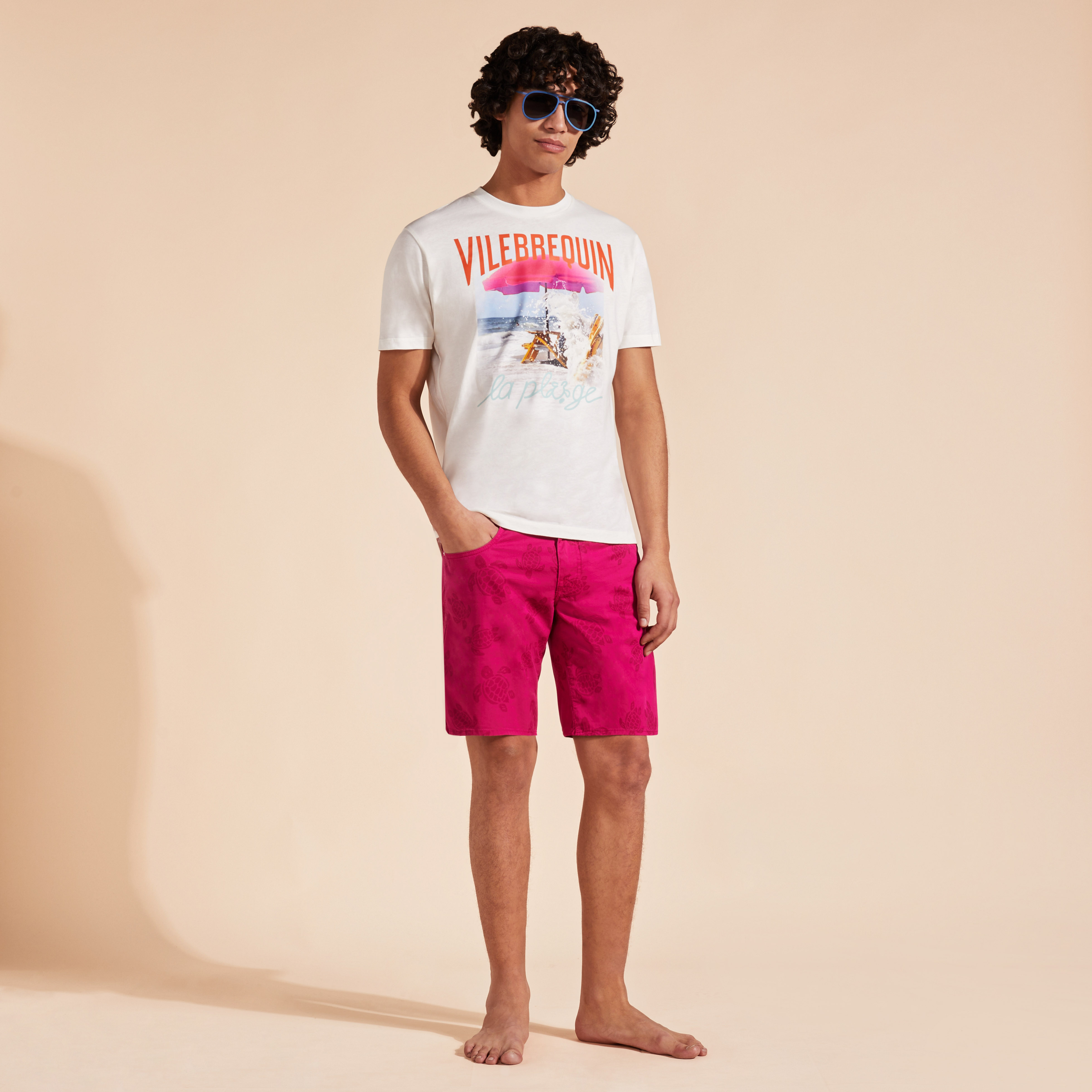 Bermuda 5 Poches Homme Ronde des Tortues | Bermudas Vilebrequin