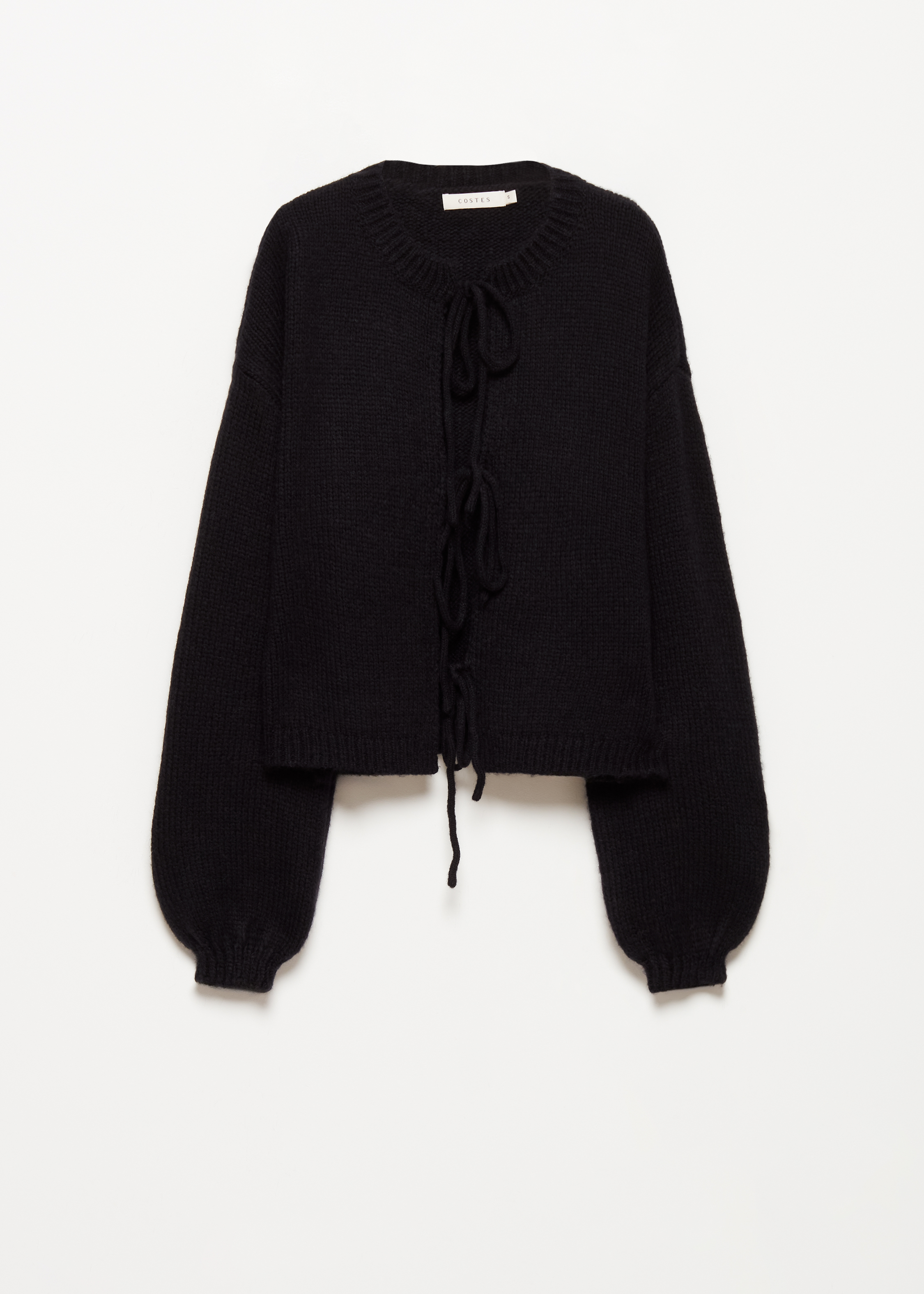 Vest met strikjes