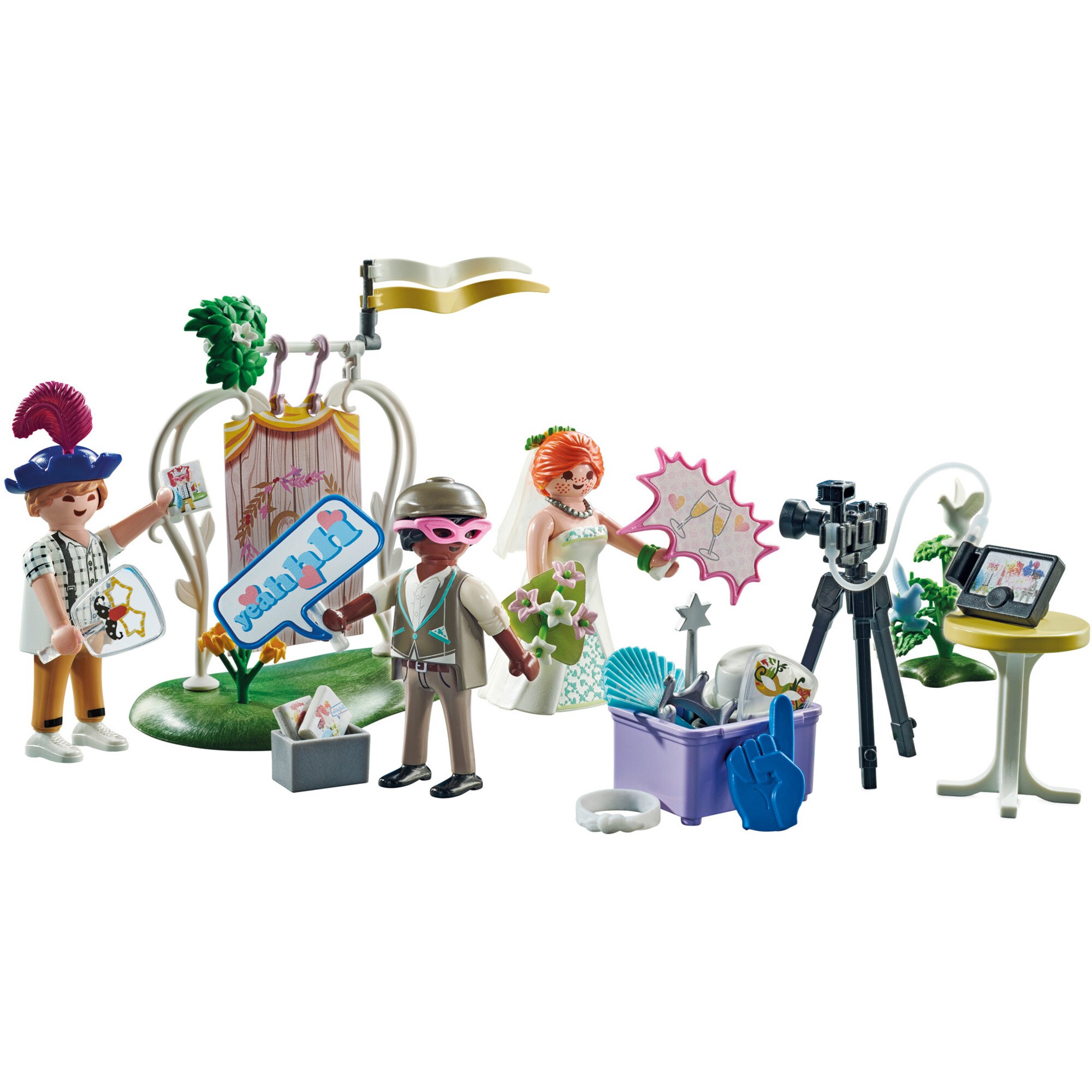 PLAYMOBIL Konstruktionsspielzeug City Life Hochzeits Fotobox
