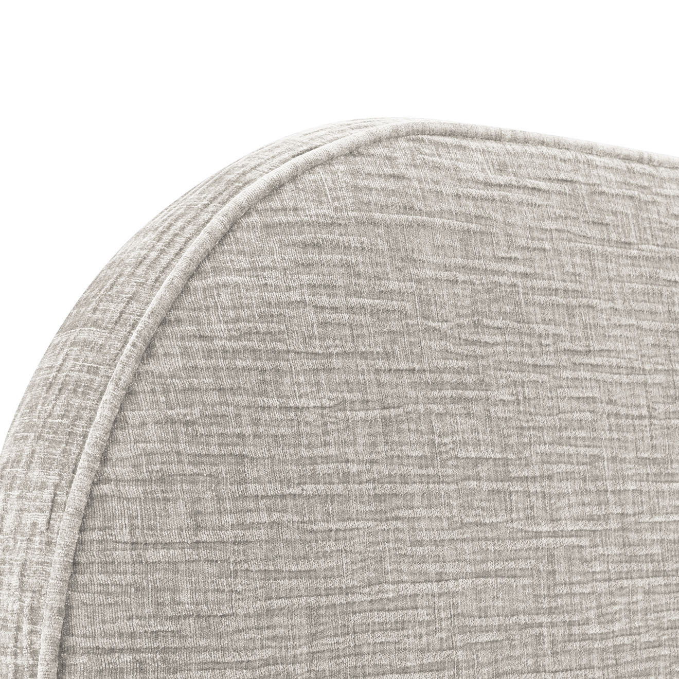 Micadoni Tête de lit à suspendre Skitty beige gris - 140x60 cm