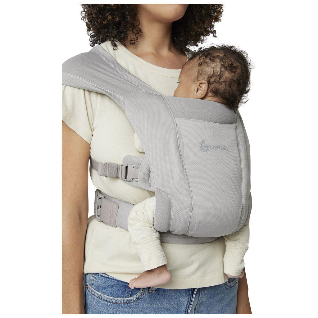 ergobabyergobaby   Embrace Soft Air Mesh Neugeborenentrage soft grey