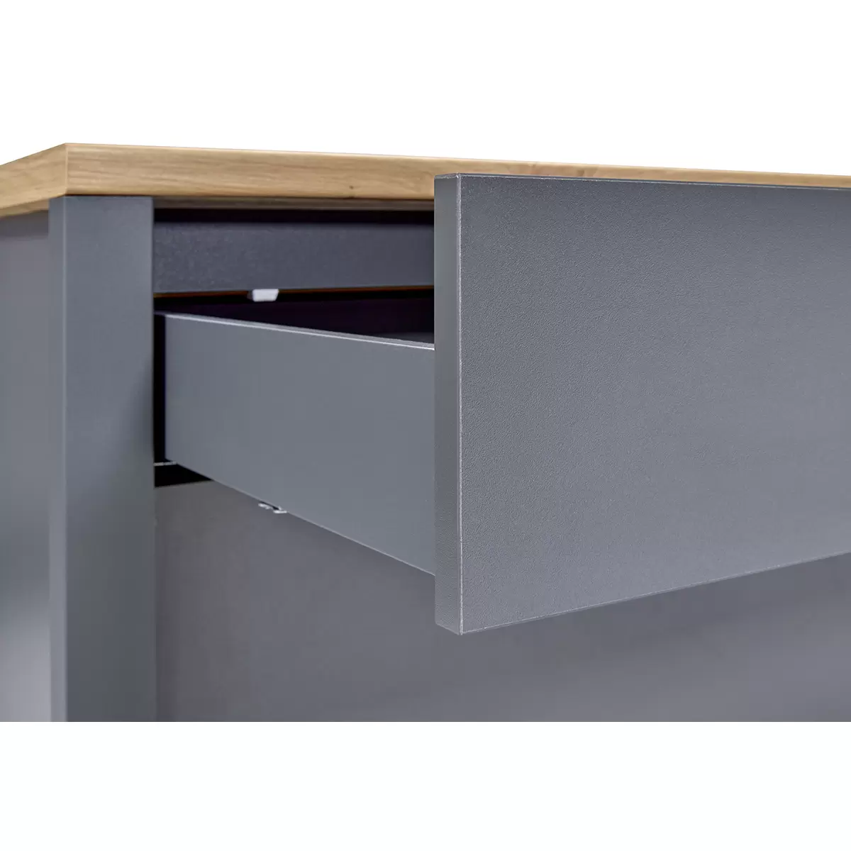 Unterschrank Veneto anthrazit,Artisan Eiche
