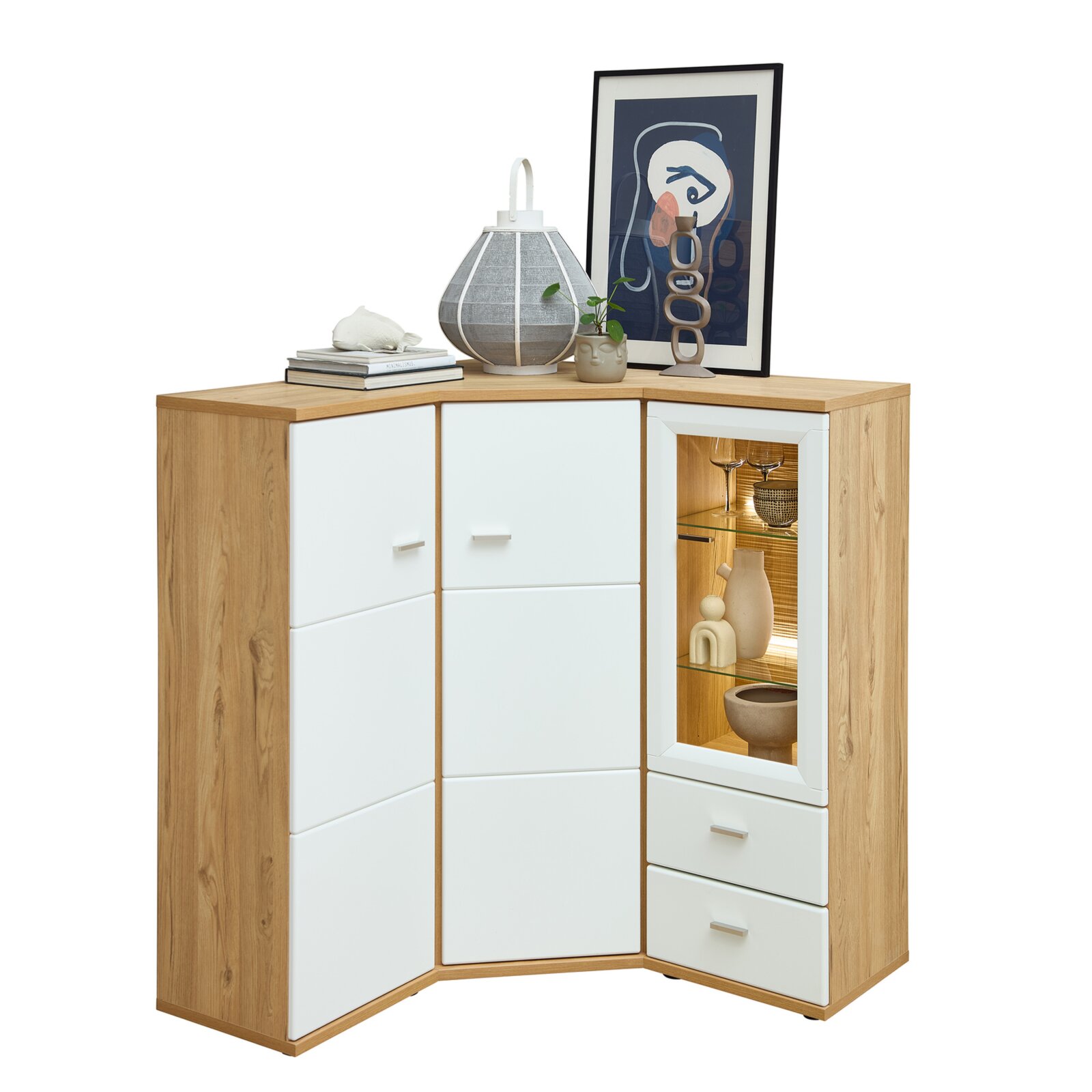 LED-Bodenbeleuchtung - 2er-Set - für 45 cm Glasböden
