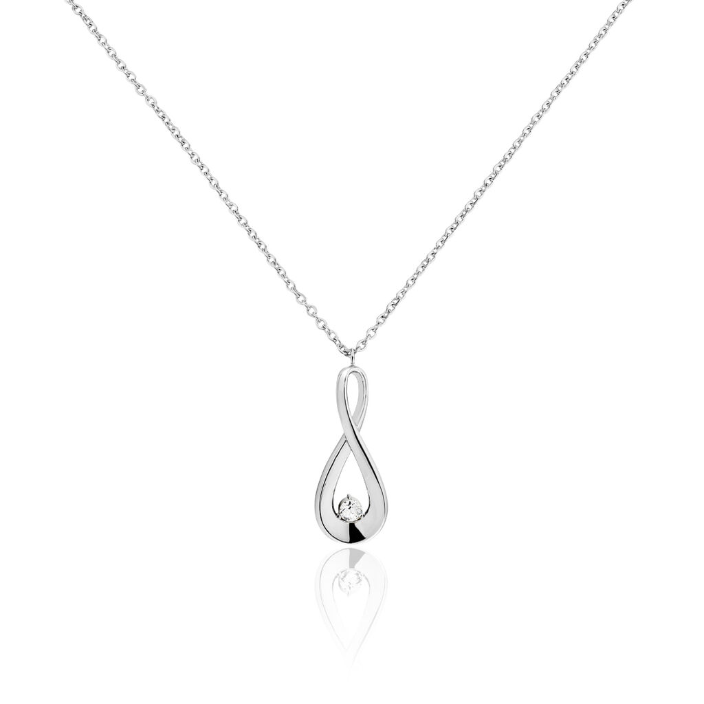 Collier Aelys Acier Blanc