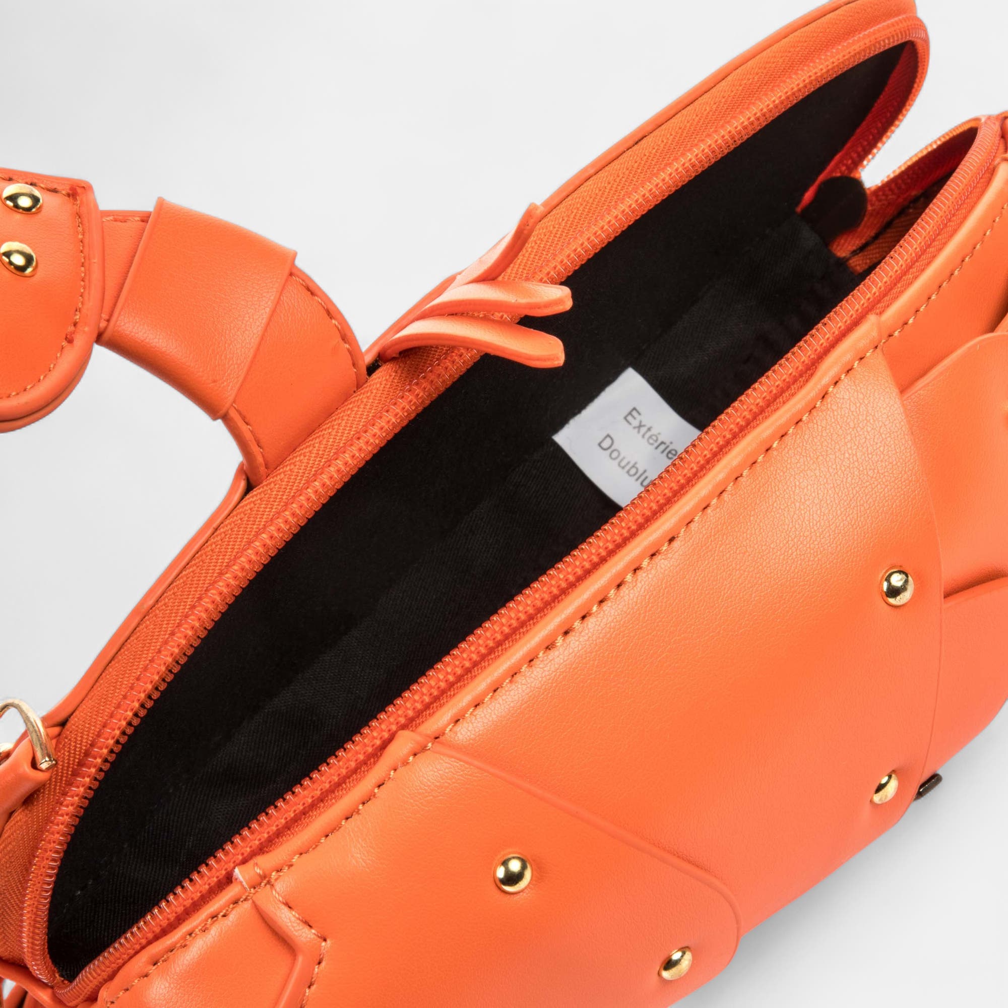 Sac bandoulière homard orange
