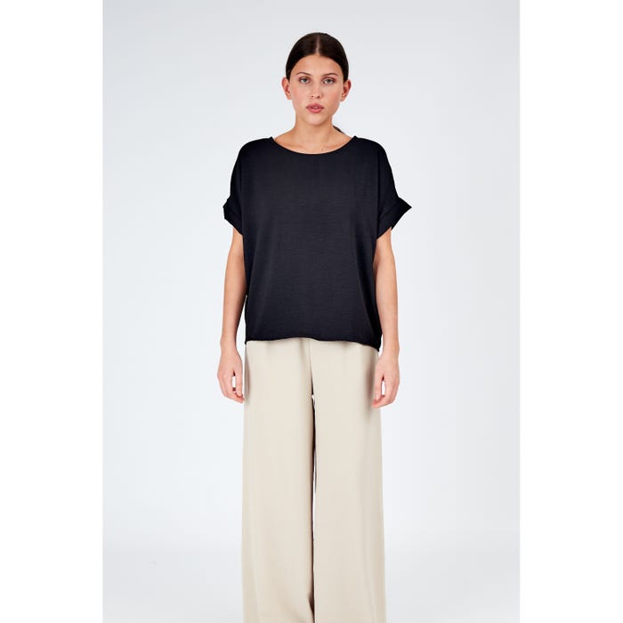 Veritas-T-shirt oversized effen
