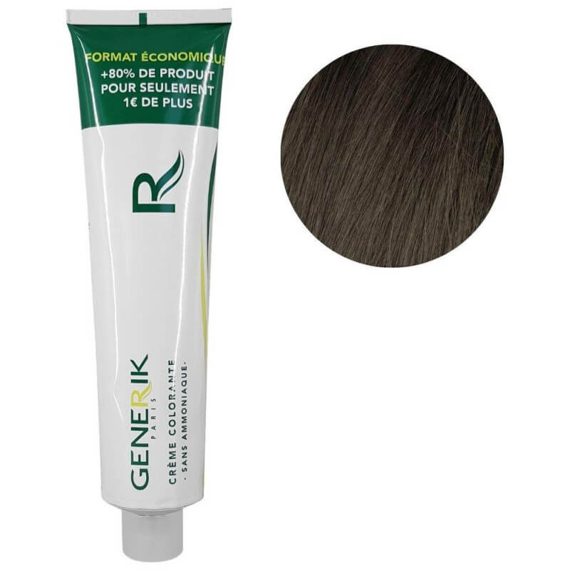 Générik Coloration sans ammoniaque N°4 Chatain 180 ML