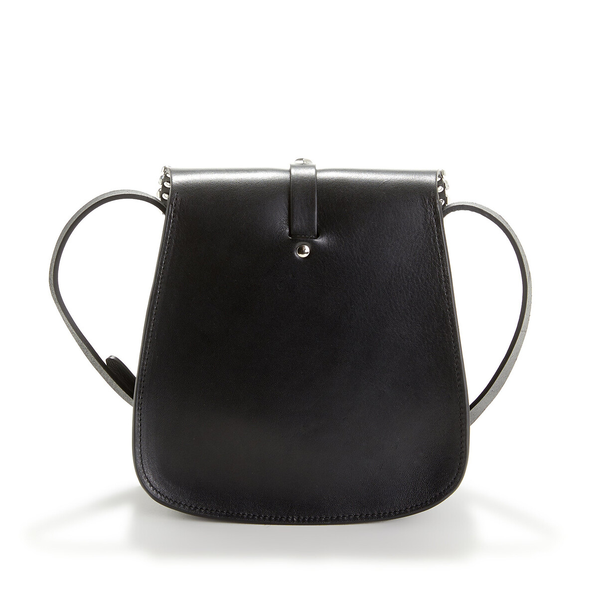 HERBERT FRERE SOEUR<br>Bolsa de ombro com aba elegante Sab Rock Lisse