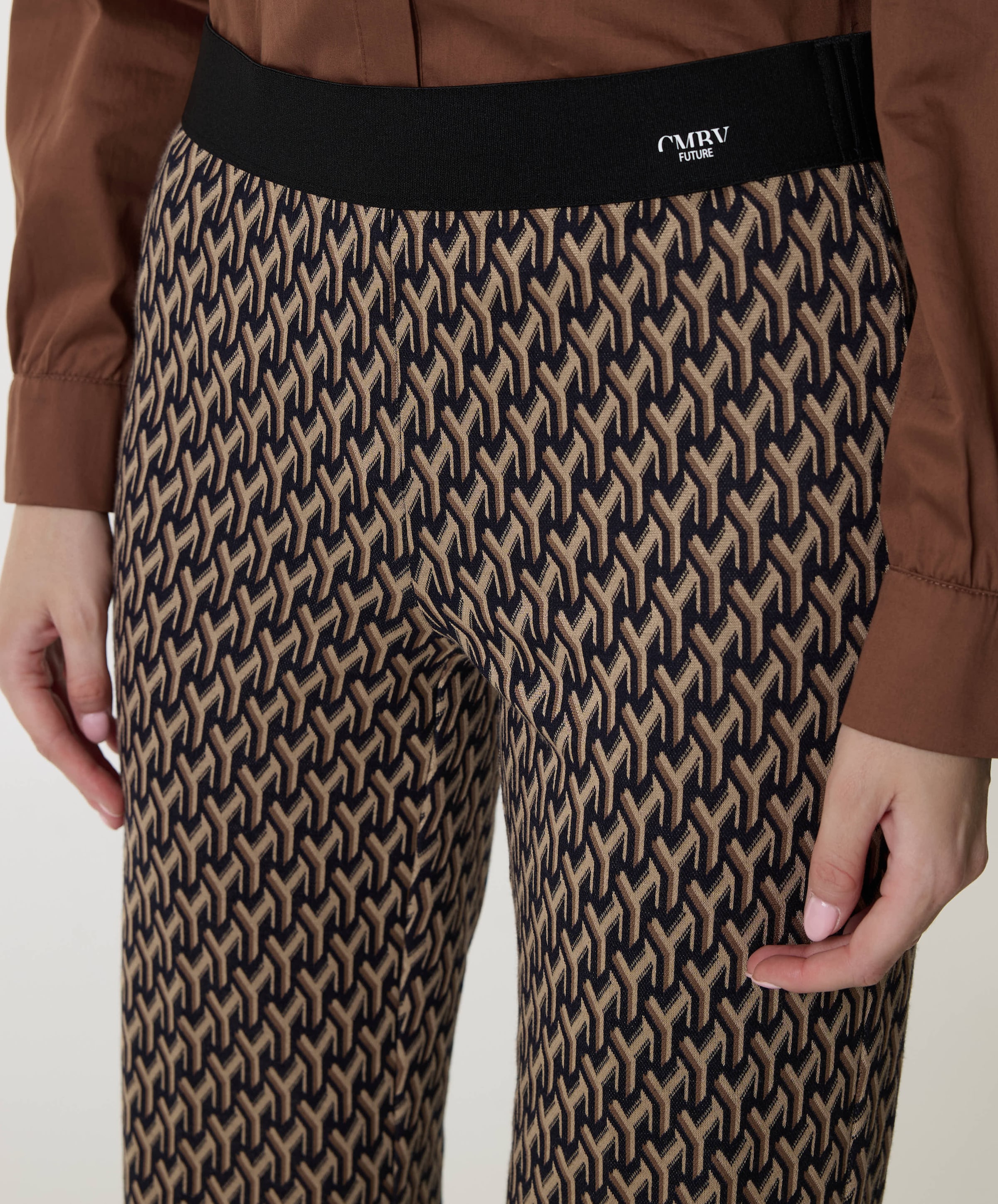Cambio Faith dames broek bruin