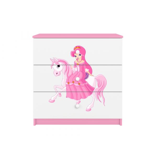 Kocot Kids Cómoda BabyDreams Princess on Horse Pink