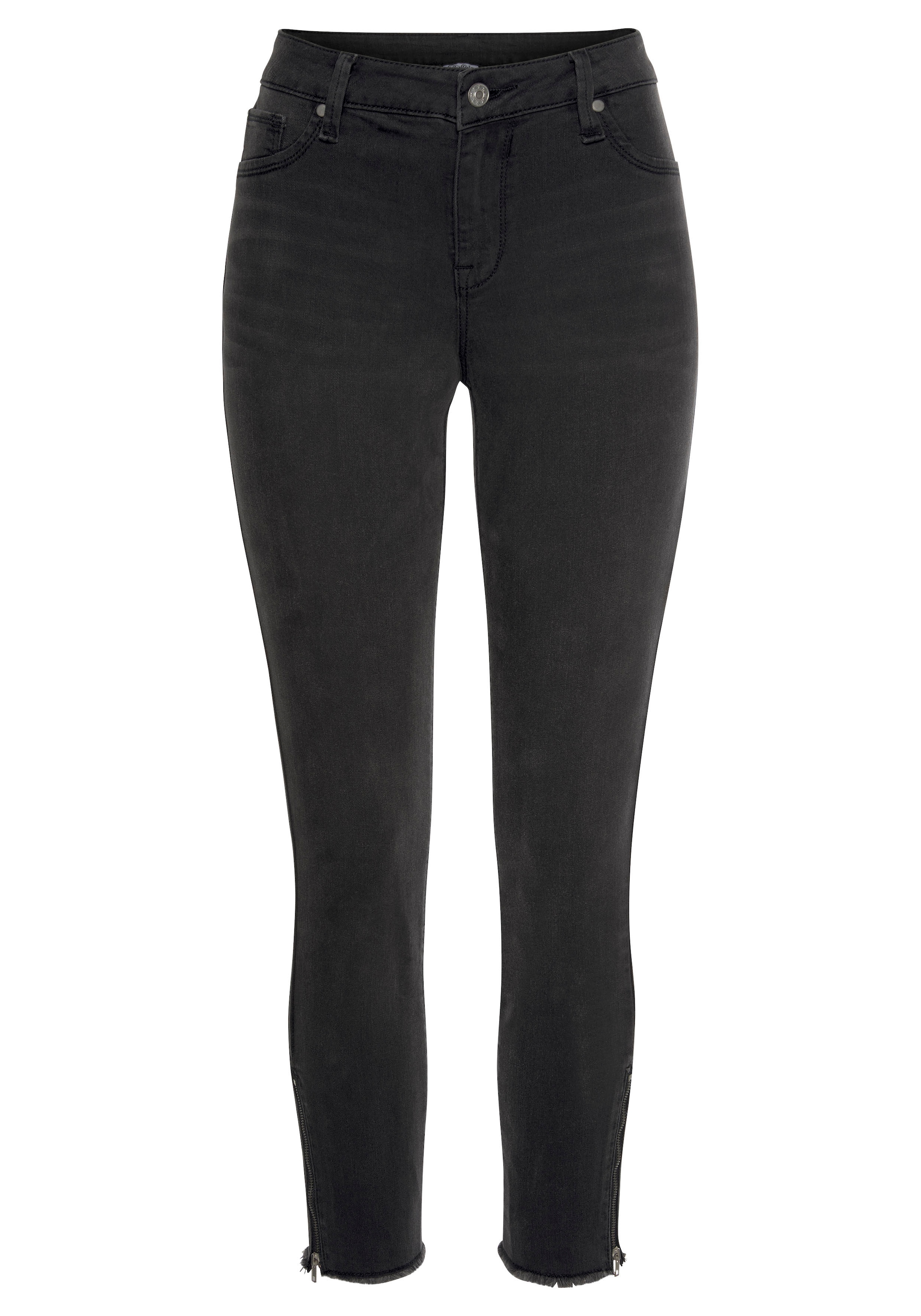LASCANA Jeggings  mit Reissverschlüssen am Saum, Skinny, elastische Qualität, modisch