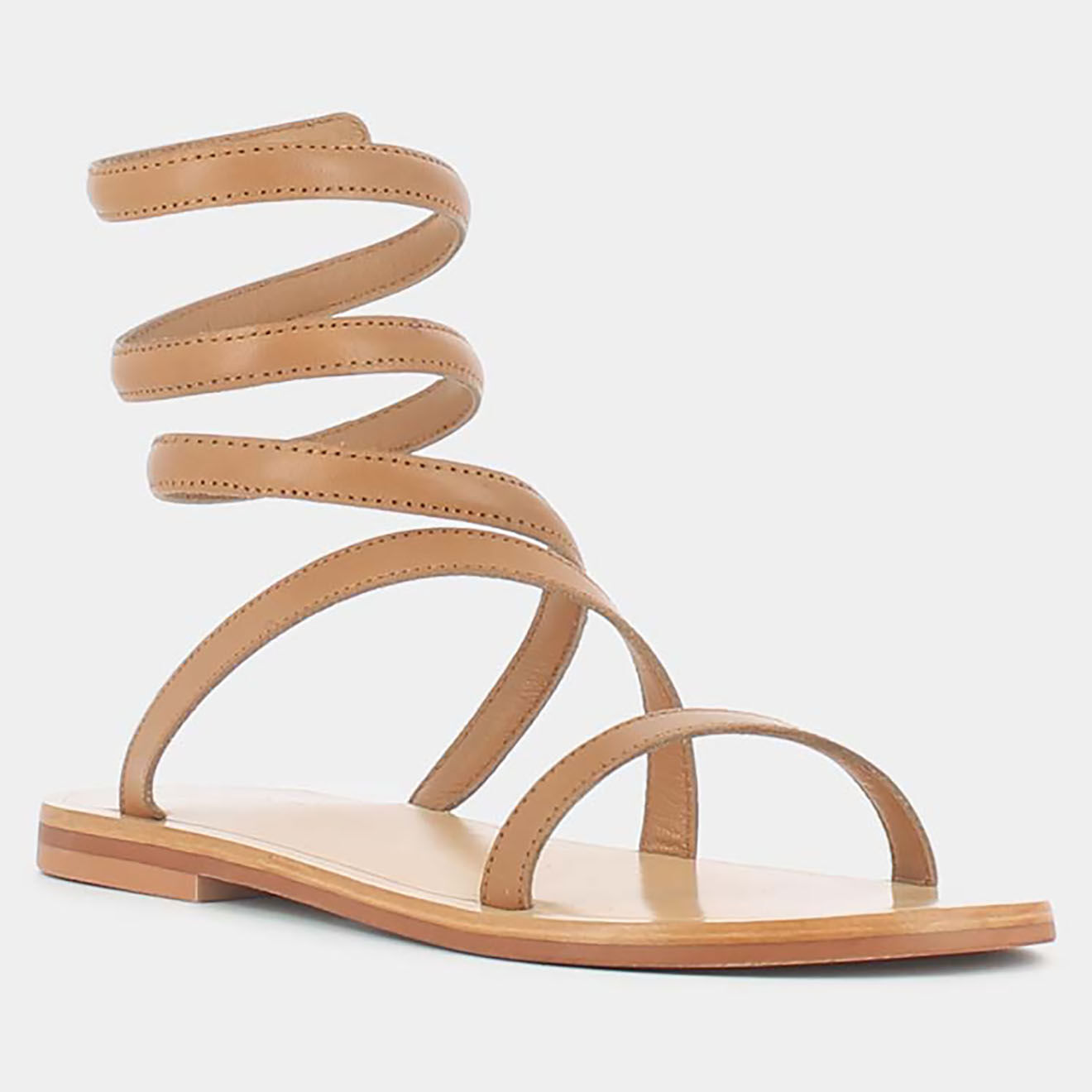 Jonak Sandales en Cuir Winona camel