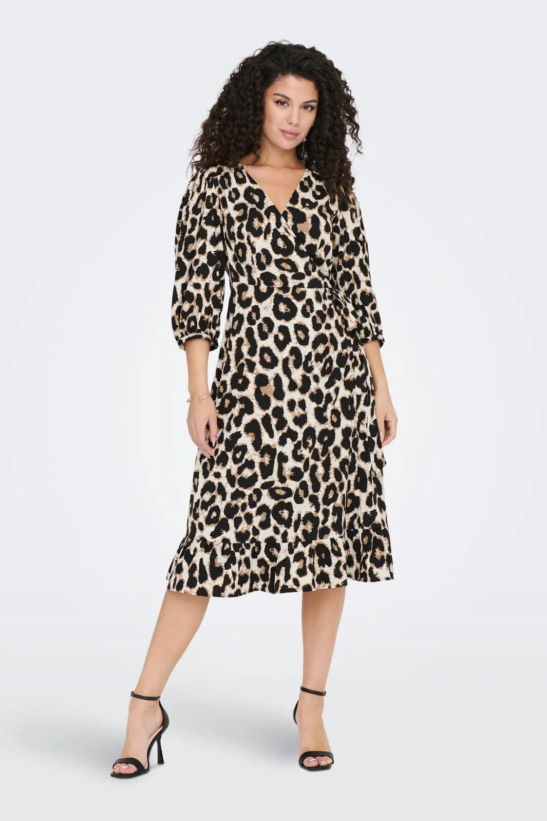 Only Onlolivia 3/4 Wrap Midi Dress