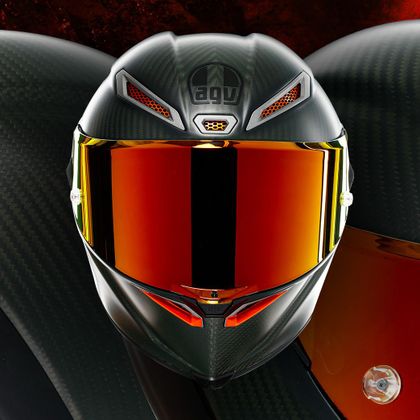 Casque AGV PISTA GP RR - ELECTRUM - EDITION LIMITEE - Noir