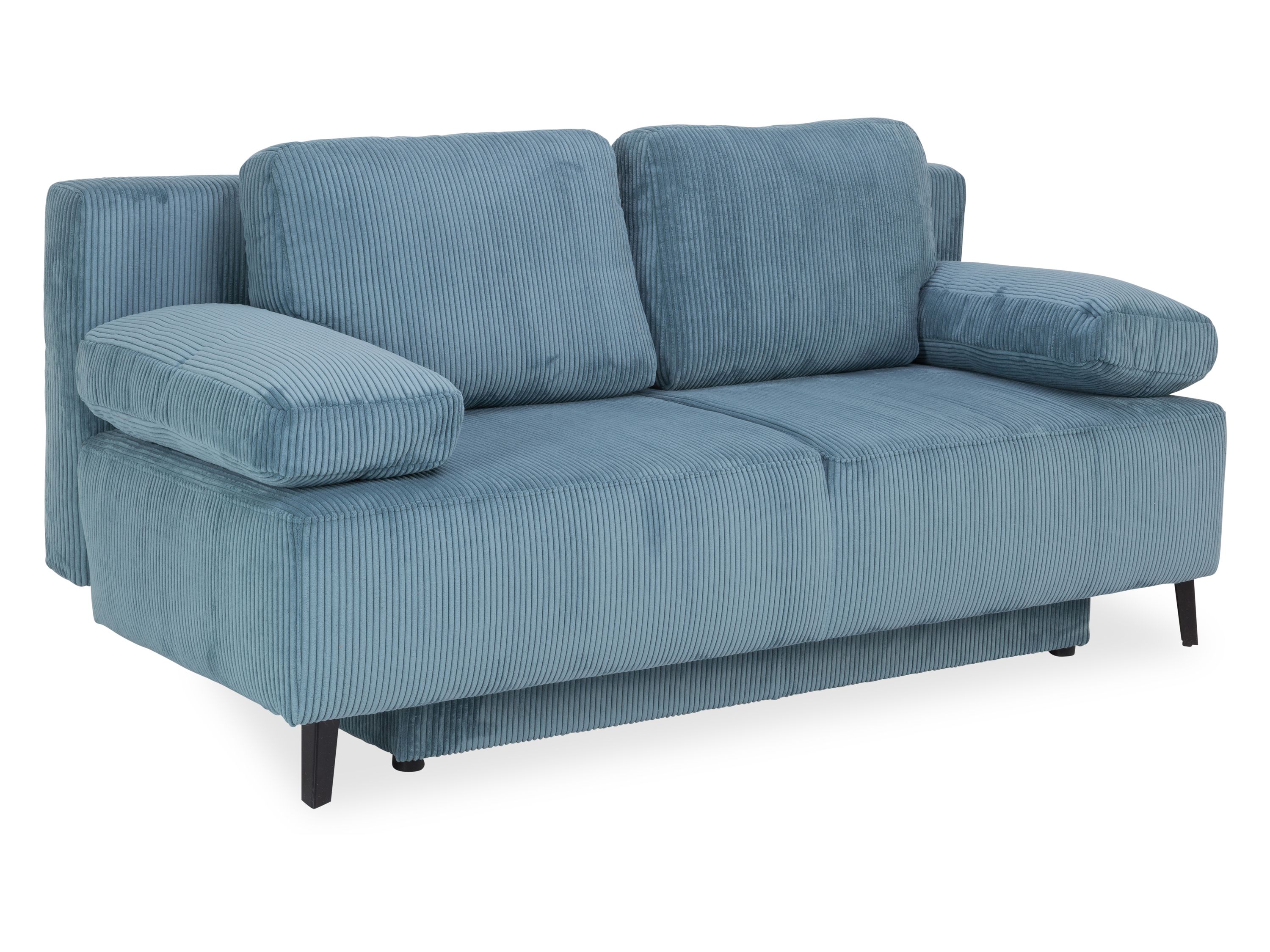 Schlafsofa Elastoform RAMINA Chrom petrol Kord