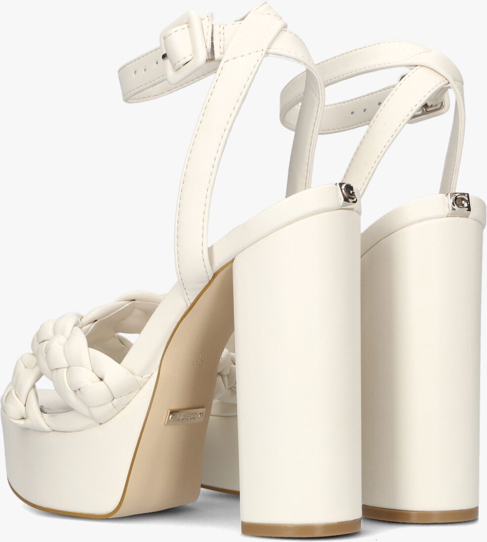 GUESS witte guess sandalen gabira