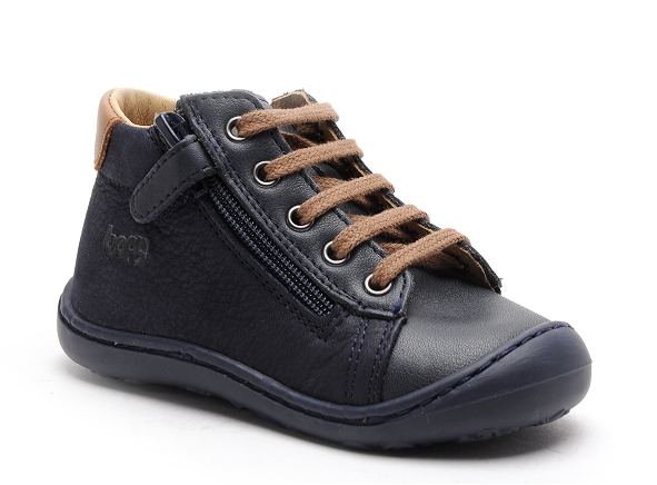 Bopy boots bottine bebe jejoue bleu