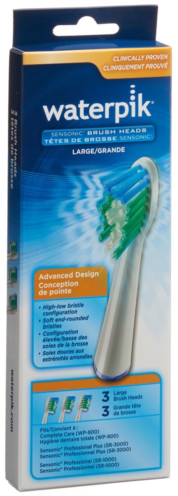 Waterpik Aufsteckbürsten Standard SRRB-3E 3 Stk