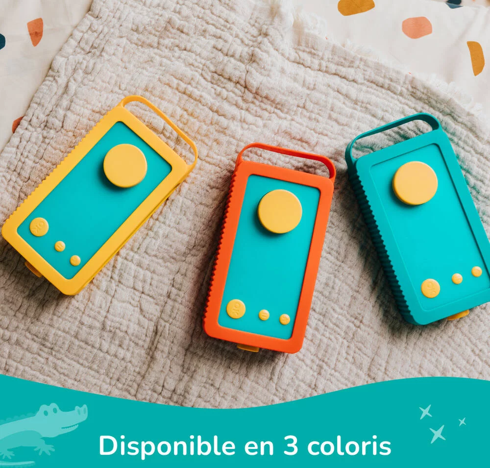 LUNII -  ODILE - COQUE DE PROTECTION SILICONE JAUNE POUR CONTEUSE MA FABRIQUE A HISTOIRES