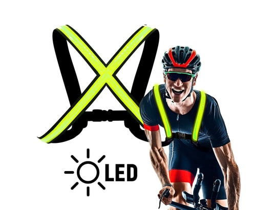 EASYPIX - Vélo Gilet à led streetglow unisexe taille l / xl