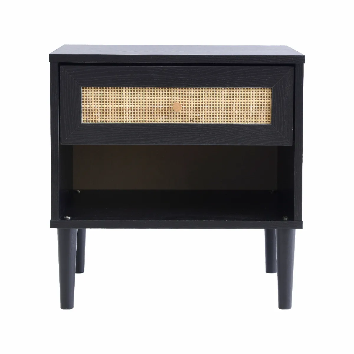 ACAZA Table de chevet rotin
